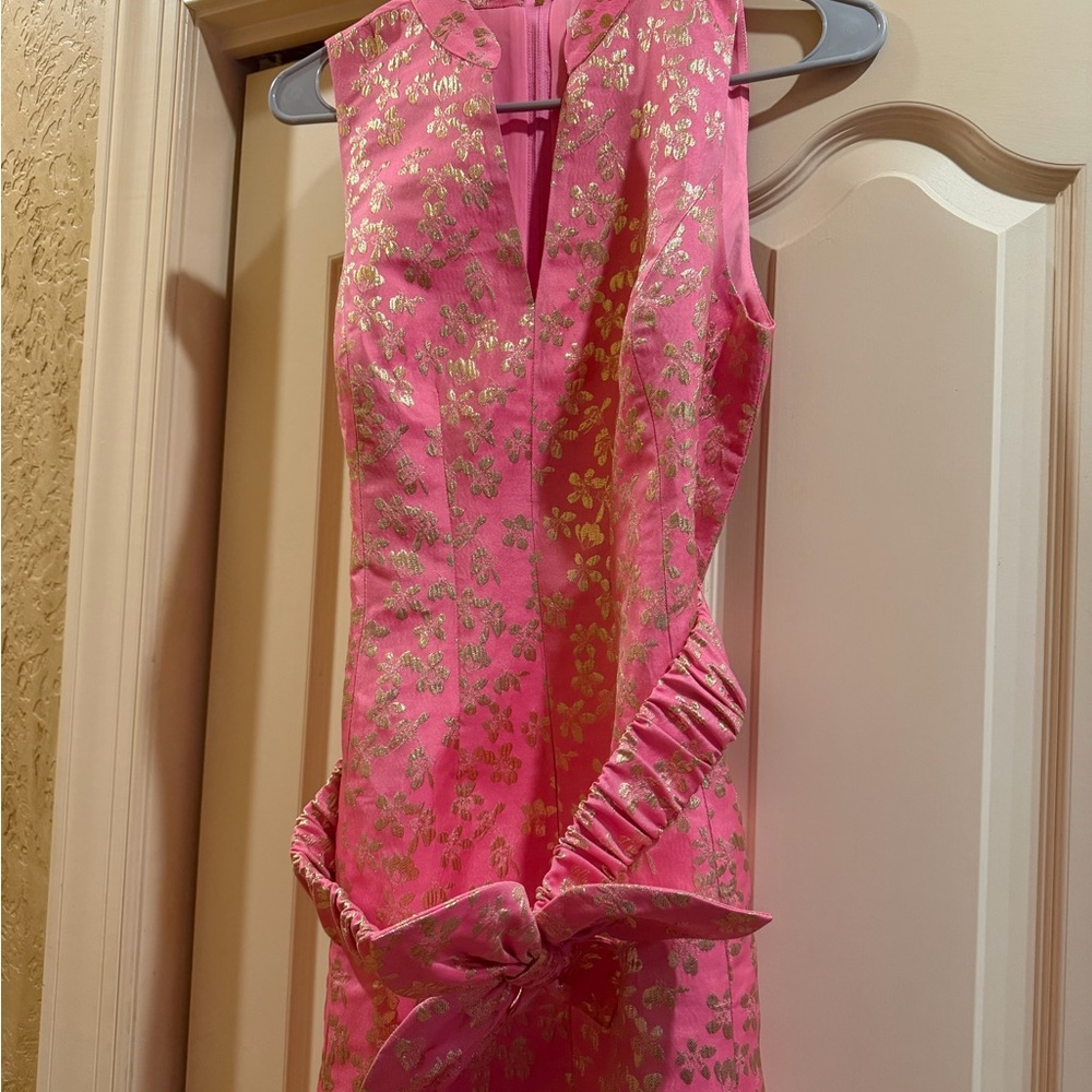 Lilly Pulitzer Taize Dress, Pink & Gold